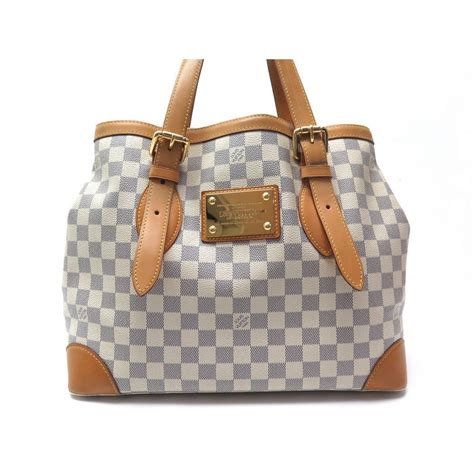 louis vuitton damier azur hampstead gm|damier azur canvas bag.